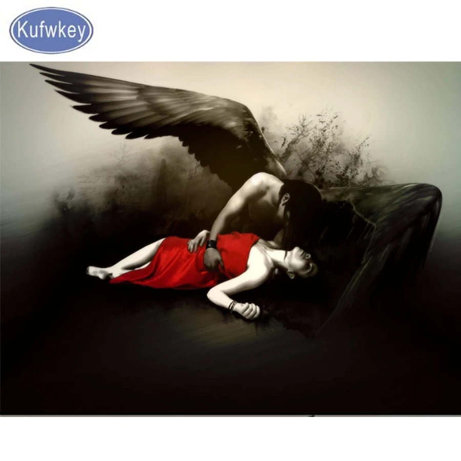 Diy Алмазная вышивка love angel 5d алмазная картина, полная Алмазная мозаика, стразы, вышивка крестом, рождественское искусство