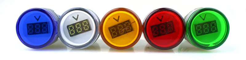 

22mm voltmeter AC50~600V volt gauge voltage meter volt meter Indicator lamp voltage meter