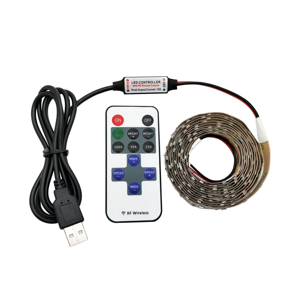 5V USB мощный сенсорный светодиодный светильник с одним контроллером белый/теплый белый 2835 SMD HD tv Настольный ПК экран тыловая подсветка