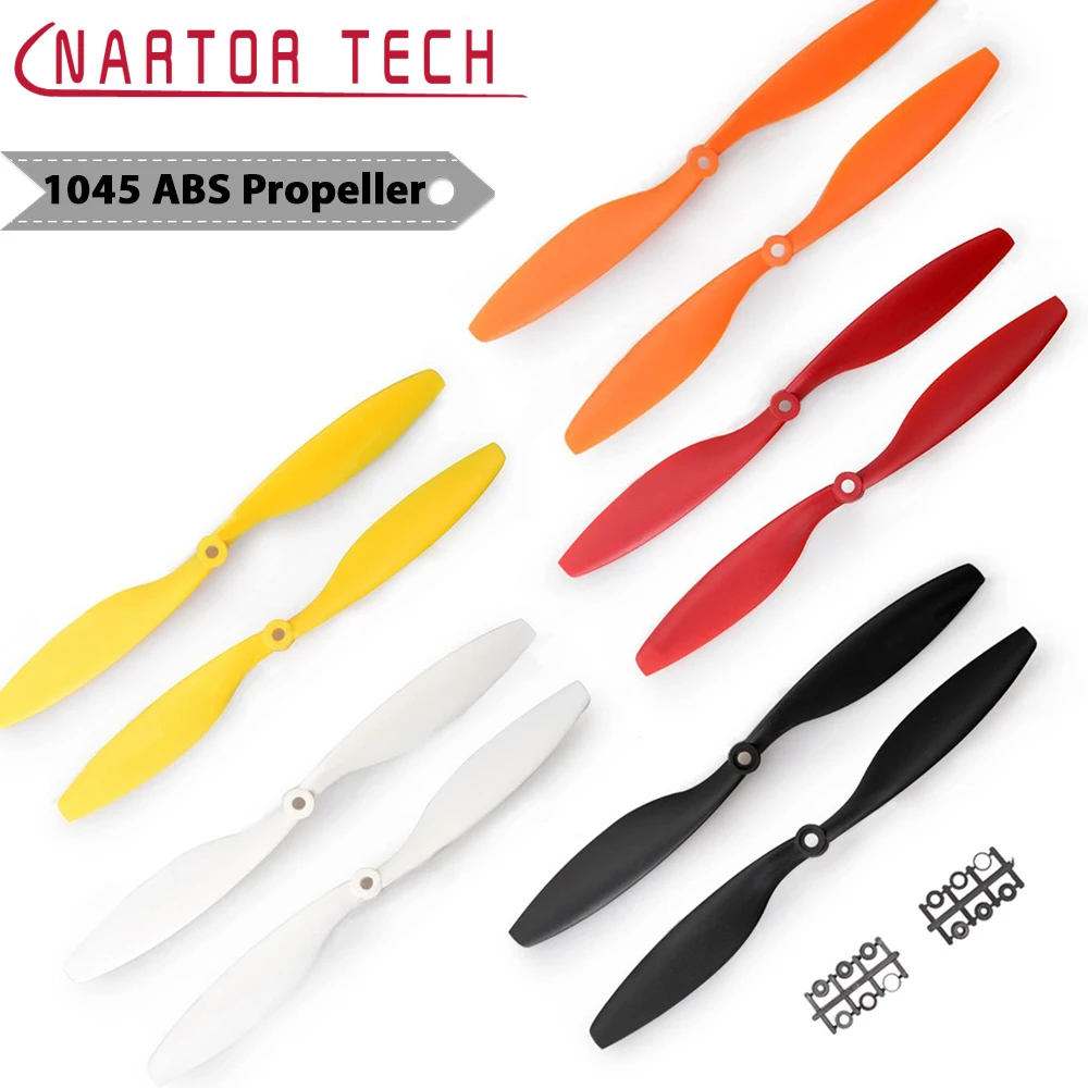 Nartor DIY 2 шт./компл. (1CW + 1CCW) ABS 10x4 5 &quot1045 Пропеллер для 550 FPV мультикоптера