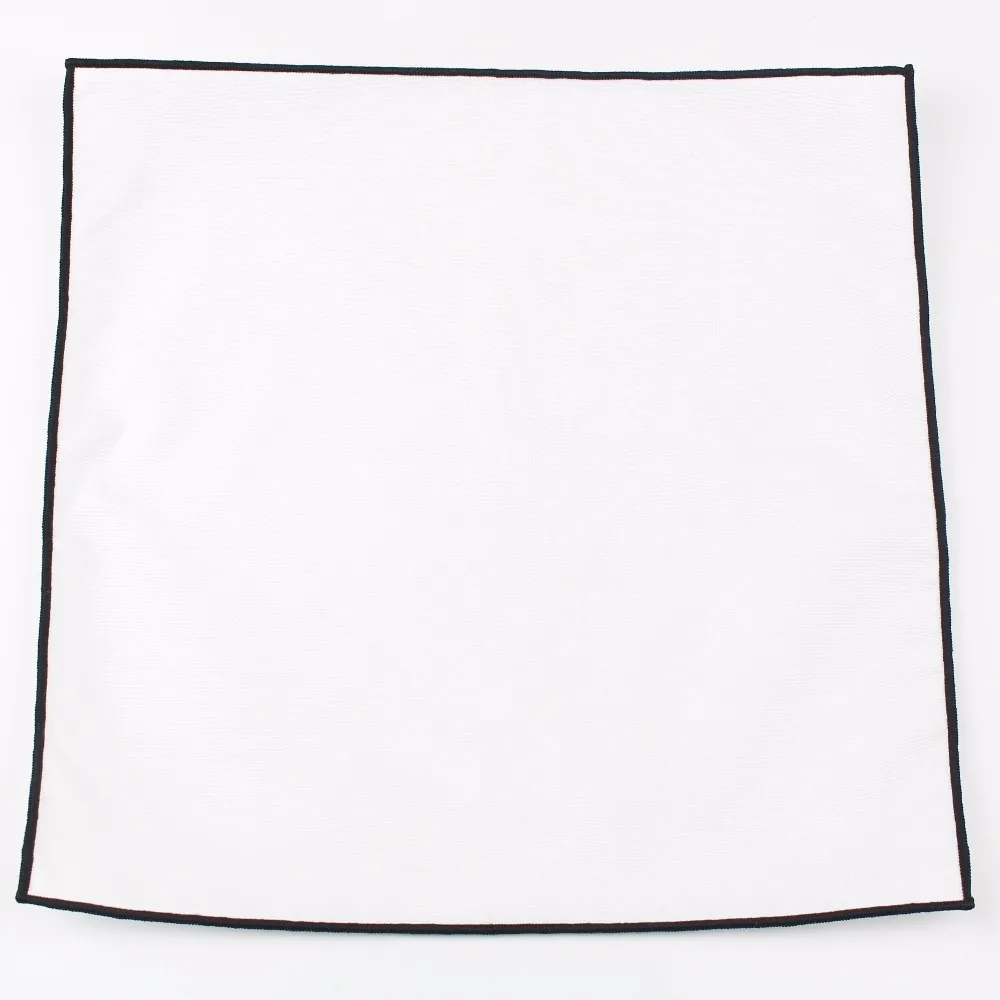 Хлопковый носовой платок для мужчин в солнечном стиле цветной квадратный белый