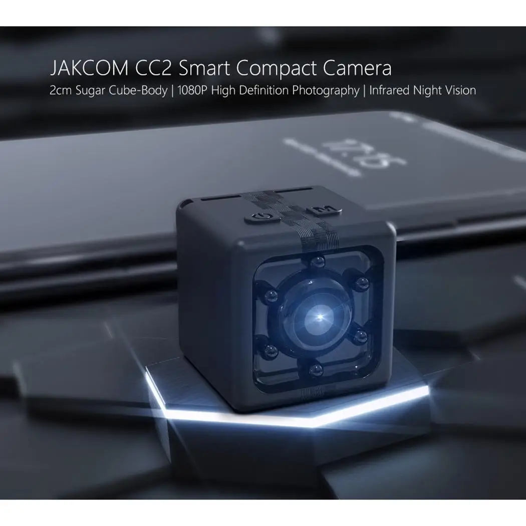 JAKCOM портативная камера MINI Cute 1080P Full-HD Mini Cube Smart Pocket компактная карманная