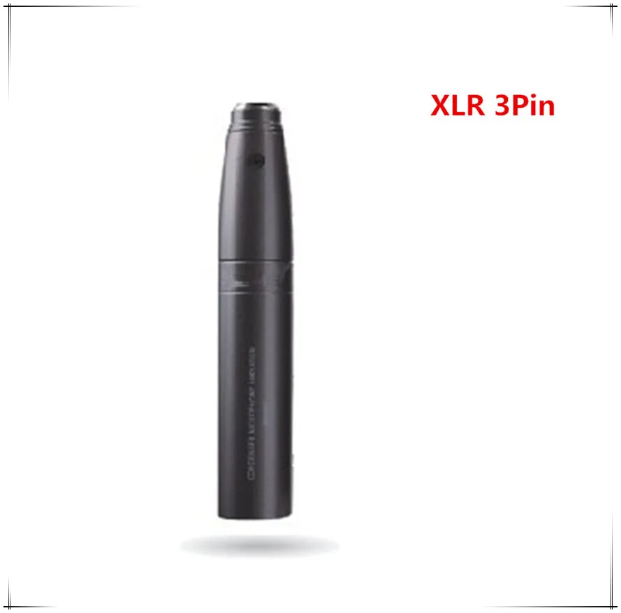 Черный Профессиональный микрофон XLR Mini 3pin Feale to 3Pin Male Phantom Разъем для большинства XLR-Mini 3pin микшер адаптер питания - Цвет: Черный