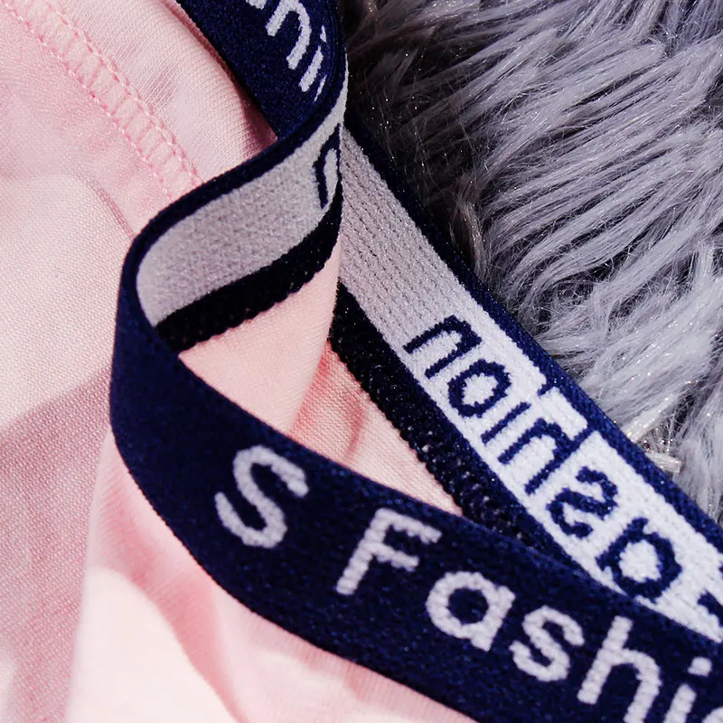 Нижнее белье женское бесшовные хлопковые стринги с надписью большого