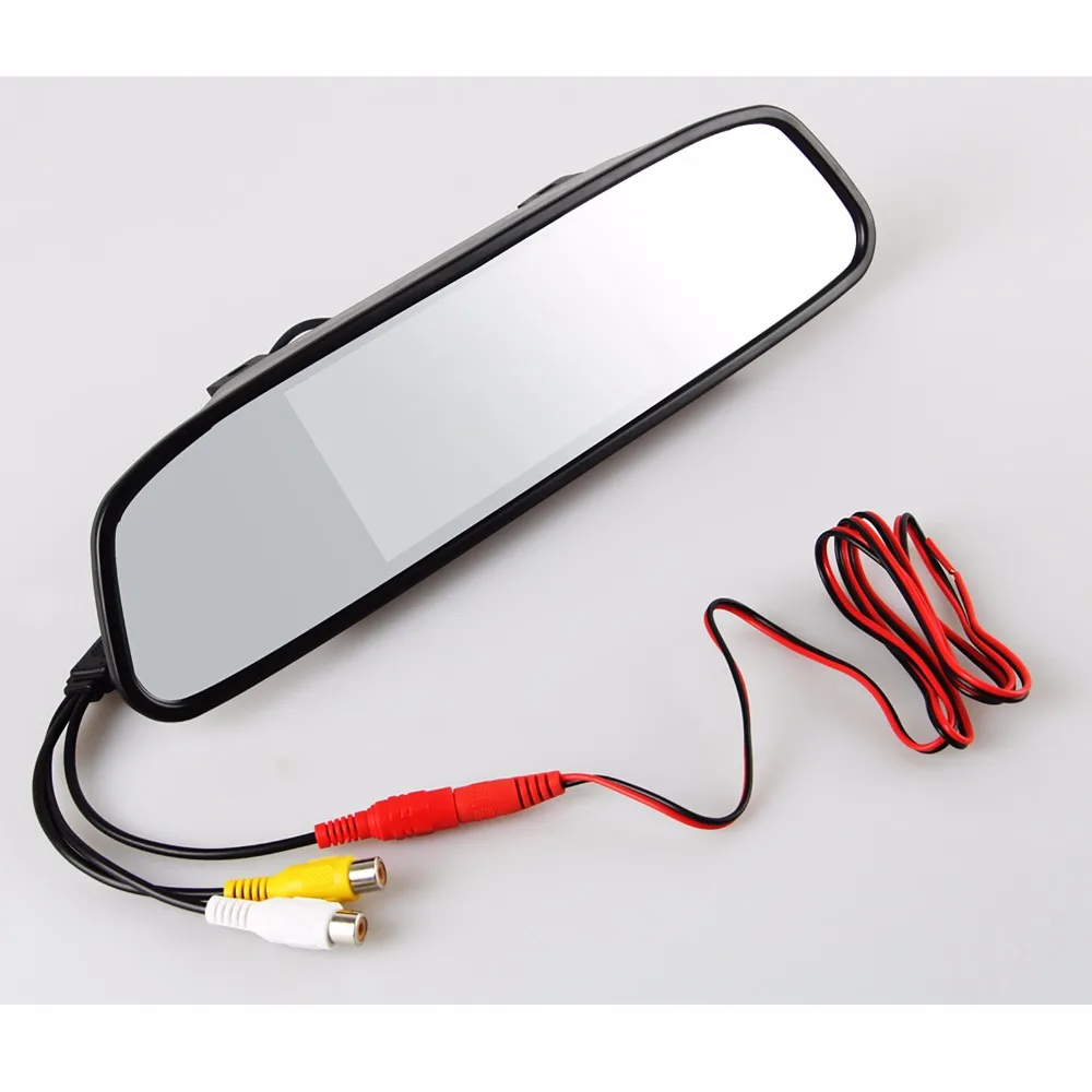 Buyee 4 3 дюймов авто TFT lcd цифровой цветной автомобильный монитор заднего вида