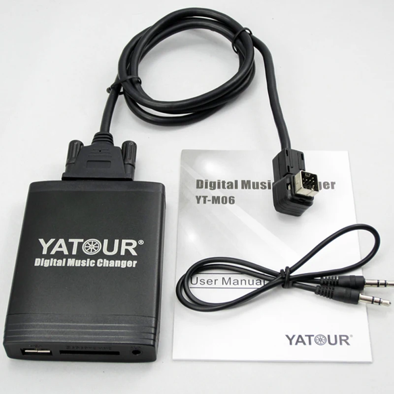 Yatour цифровой музыки чейнджер аудио автомобиля USB SD AUX mp3 адаптер для суба ru /