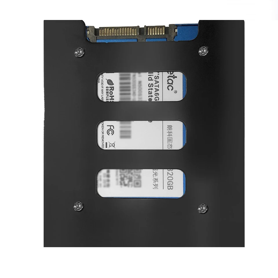 Yvonne SSD металлический монтажный адаптер 2,5 ''до 3,5'' SSD/HDD кронштейн док-станция наборы для ПК с SATA 3,0 кабель и отвертка