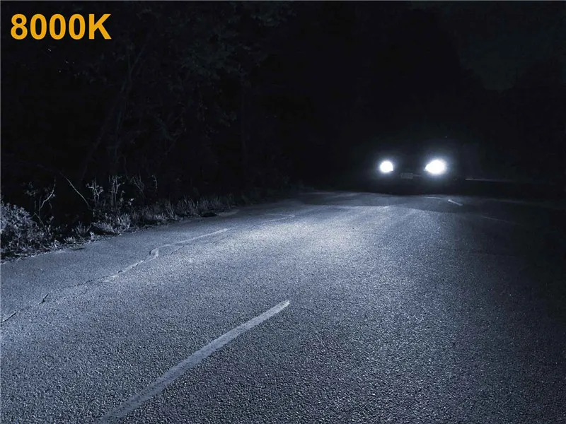 YHKOMS Canbus H4 H7 H1 H11 светодиодный 4300K 5000K 6500K 8000K Автомобильные фары H3 H8 H9 H11 880 881 светодиодный лампы Авто противотуманных фар 12000LM зэс