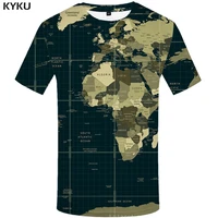 kyku world map t shirt men retro tshirt hip hop tee punk rock clothes anime 3d print t shirt gothic mens clothing streetwear top