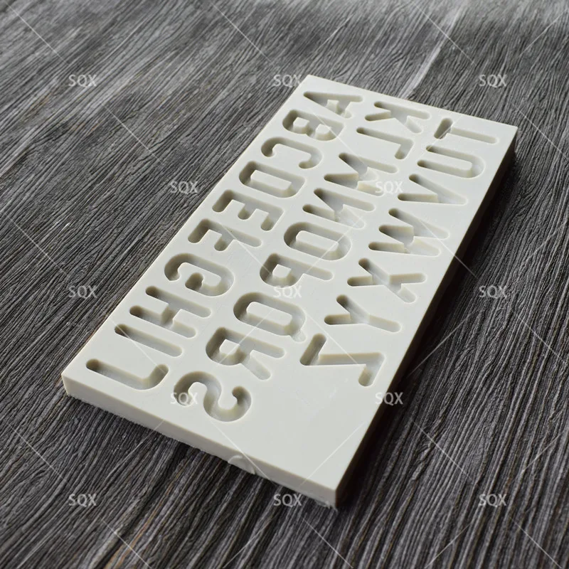 Круглая силиконовая форма в форме шрифта для помадки сахара силиконовые формы