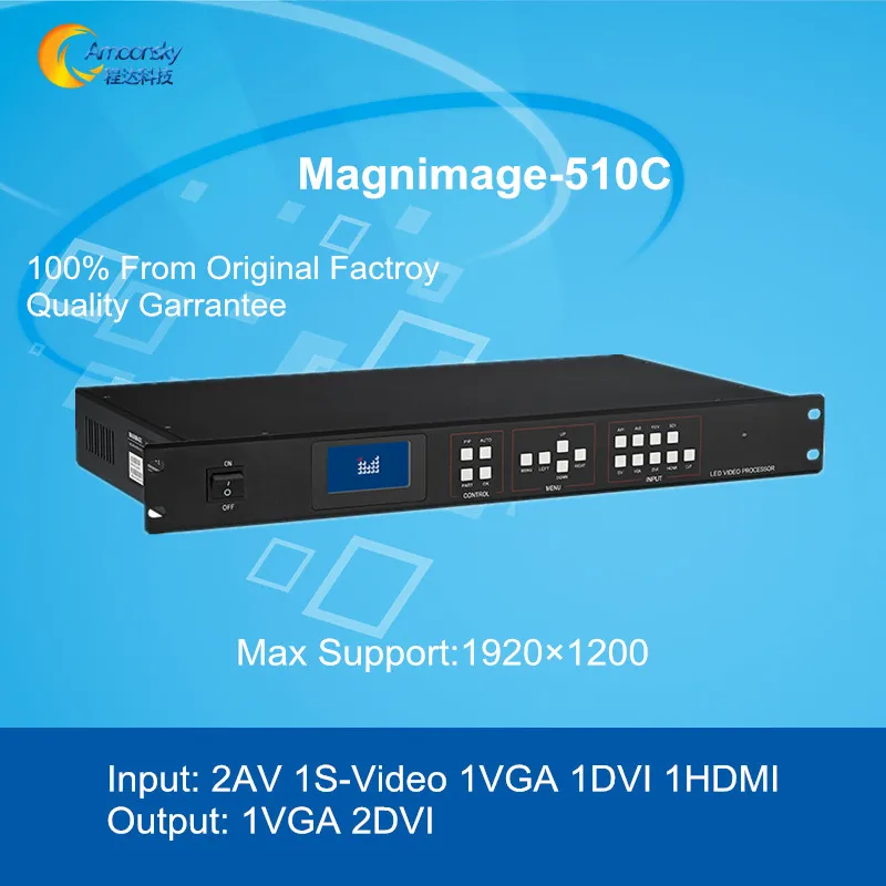 Цепной магазин светодиодный дисплей экран AV VGA DVI ключатель светодиодов 510C Magnimage