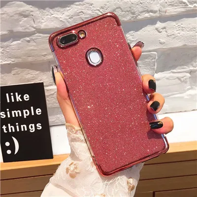 Блестящий чехол для телефона для huawei Коврики 8 9 10 20 P8 P9 P10 P20 P30 P Smart Lite Plus Pro Nova 2i 2 3i 3e 4e мягкий блестящий чехол Coque - Цвет: Rosegold
