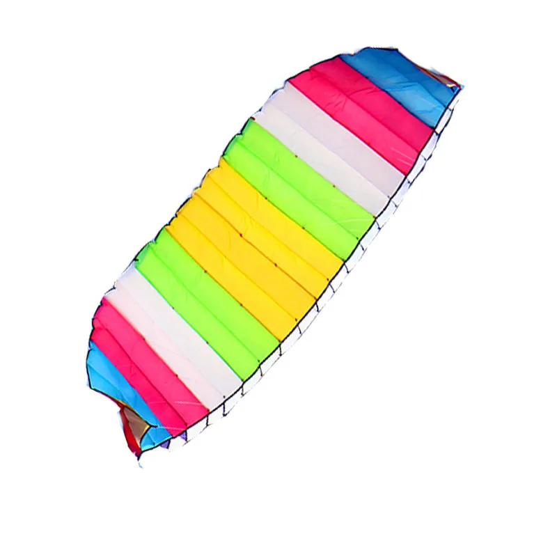 Новое поступление 2 7 м радужные воздушные змеи с двойной линией парашютный