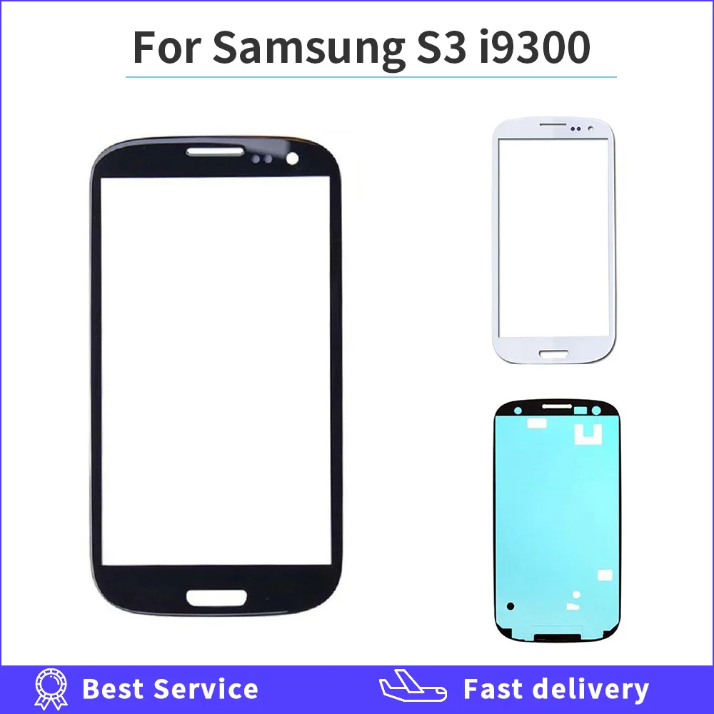

Новый для Samsung Galaxy S3 i9300 i9305 i9300i i9301 i9301i Передняя панель наружное стекло объектива ЖК-дисплей экран Ремонт Часть + клей
