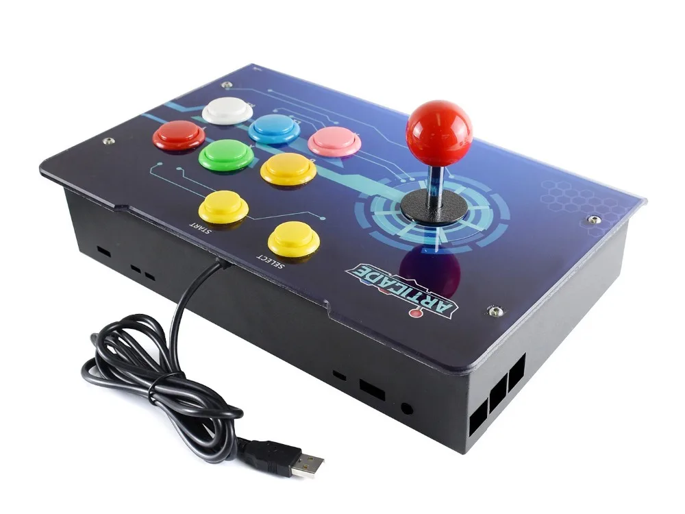 Waveshare Arcade D 1P USB аркадная коробка управления для Raspberry Pi/PC/Notebook/OTG Android Phone/Tablet/Smart TV 1