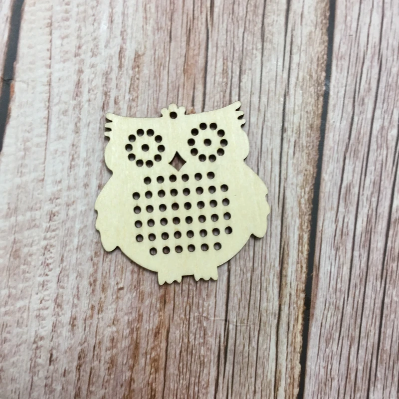 10 шт. деревянные пустые заготовки в виде совы|Поделки из дерева| |