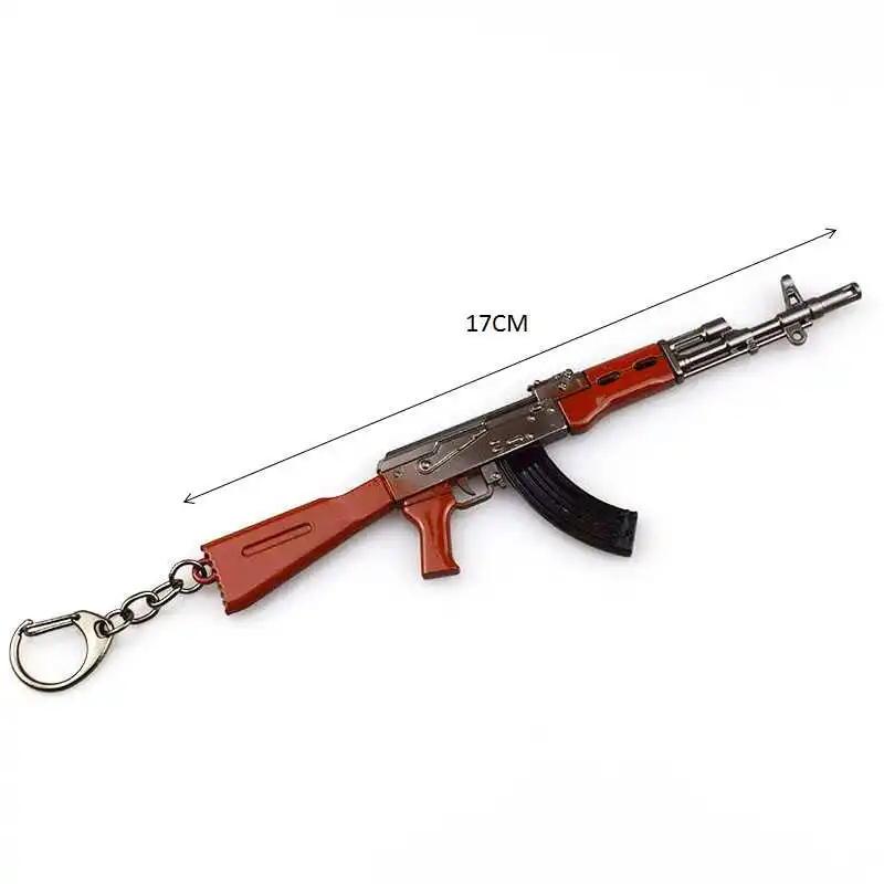 Мода игры PUBG Playerunknown's боя Костюмы для косплея реквизит Сплава 17 см AKM