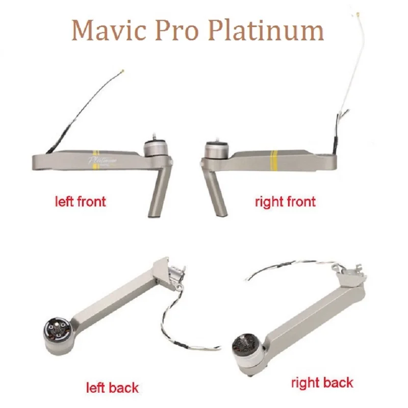 100% Оригинальный DJI Mavic Pro Platinum Передний левый/передний правый/левый задний/правый