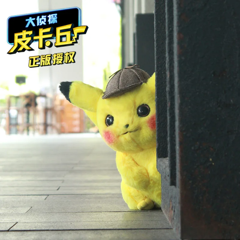 Детектива Пикачу плюшевая игрушка высокого качества милые Jigglypuff Charmander Mewtwo аниме куклы для детей детские подарки на день рождения