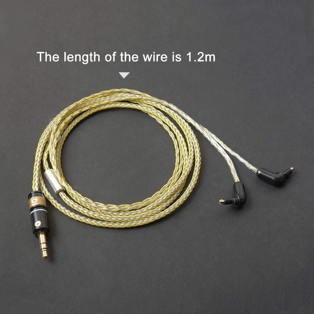 OKCSC EXK1000 наушники обновленные кабели 16 ядер 32AWG 2,5 мм/4,4 мм сбалансированный 3,5 мм аудио разъем для SONY EX600 EX800 EX1000 MDR7550