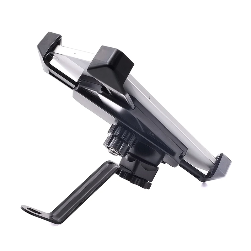 Universal Motorcycle 360 Rearview Mirror Holder Mount Bracket For Phone GPS New |