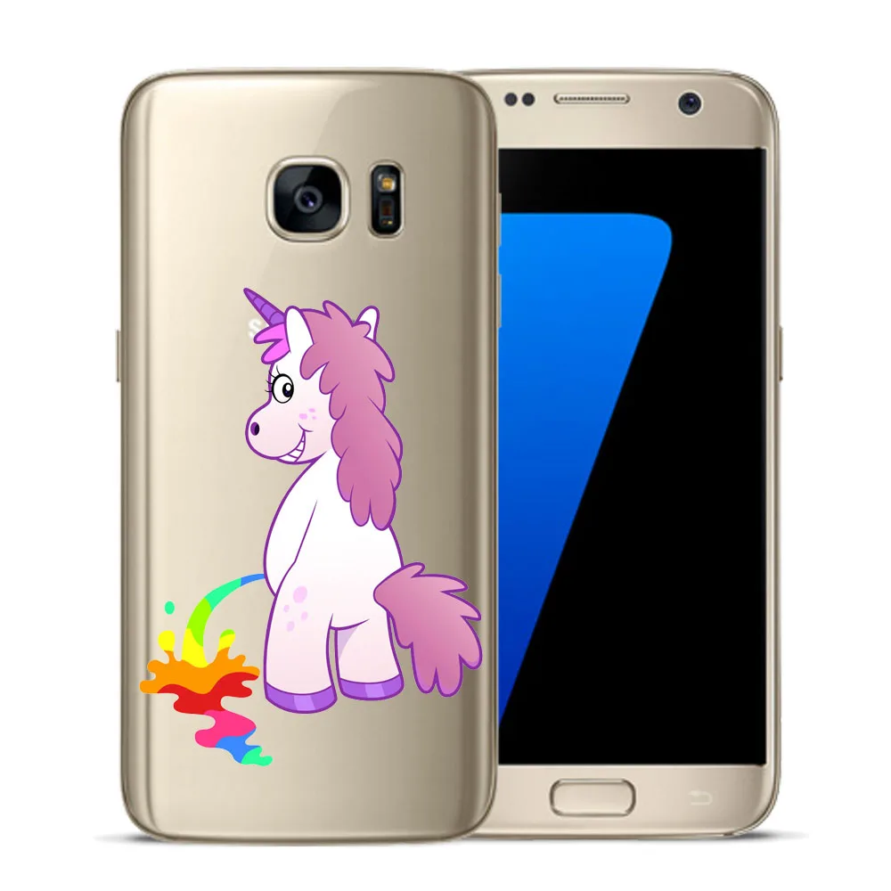 Я Единорог как вы хотите мягкий чехол для Coque samsung Galaxy S5 мини S6 S7 край S8 s9 S10 плюс E