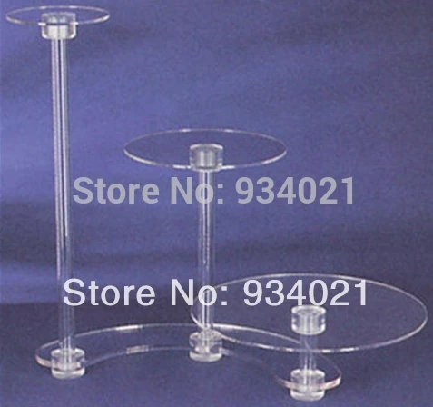 Уникальные красивые 3 уровневые акриловые стойки для торта свадьбы Birhtday Cupcake|acrylic