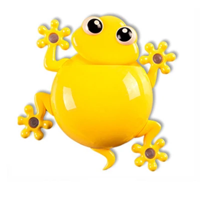Yellow Животная присоска Gecko настенная подставка для зубных щеток всасывающая зубная щетка держатель крюк домашние устройства для украшения ванной комнаты аксессуары наборы - Цвет: Yellow