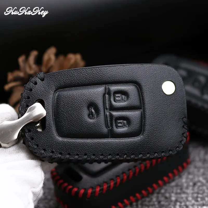 KUKAKEY кожаный чехол для автомобильного ключа Chevrolet Sonic Spark Cruze Captiva Lacetti Orlando Epica Trax Smart