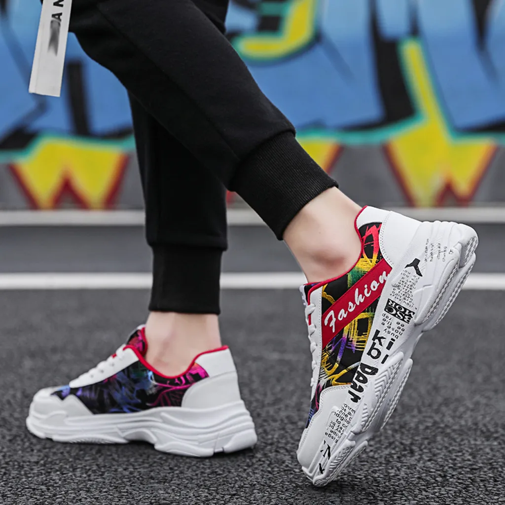 Кроссовки мужские сетчатые в стиле Харадзюку винтажные Сникерсы дышащая удобная