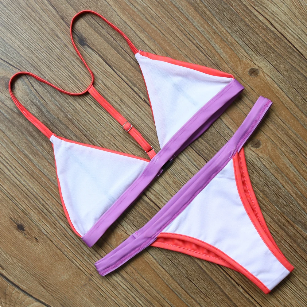 2017 Ретро Купальники Купальник Женщины Сексуальное Micro Bikinis Push Up Бинты Бикини