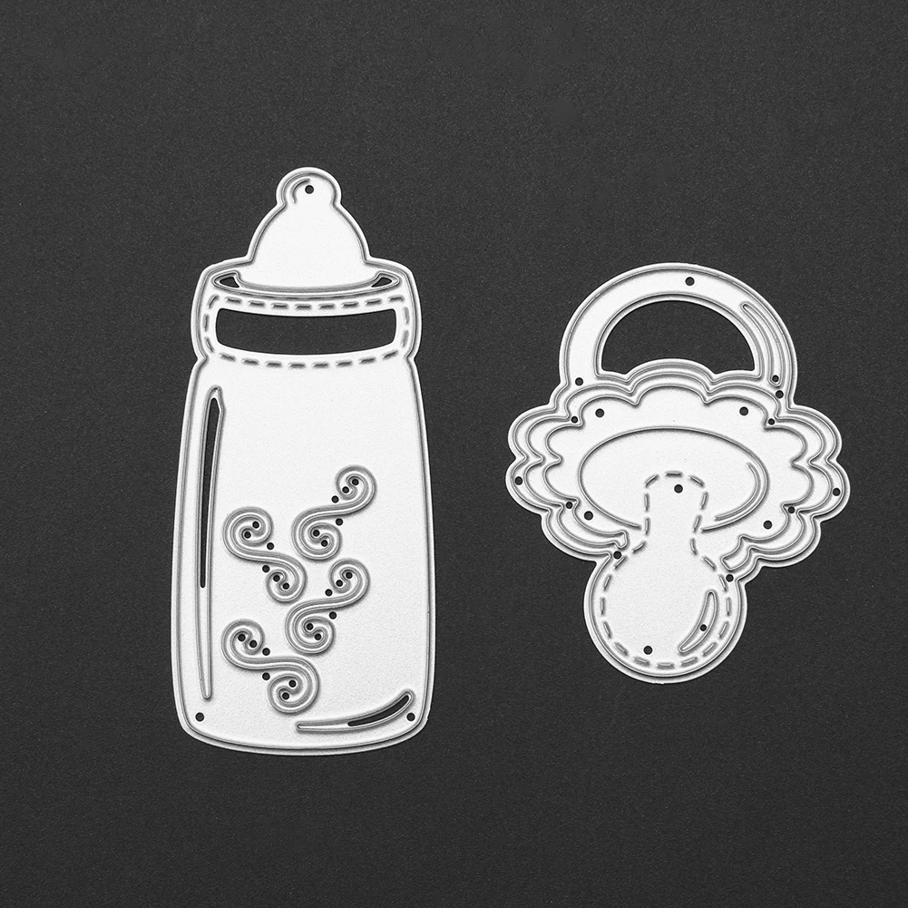 2 шт. бутылочка для кормления ниппель металлический Трафаретный вырубной штамп