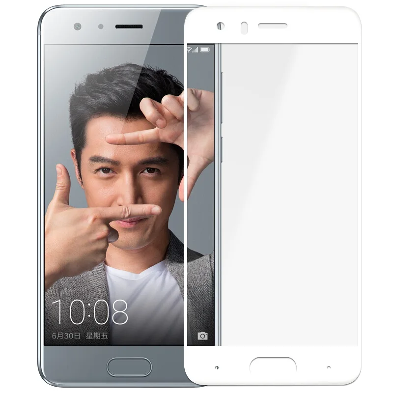 Для huawei Honor 9 Оригинальное защитное стекло Mocolo полное покрытие закаленное стекло 9h пленка для huawei Honor 9 Экран протектор - Цвет: White