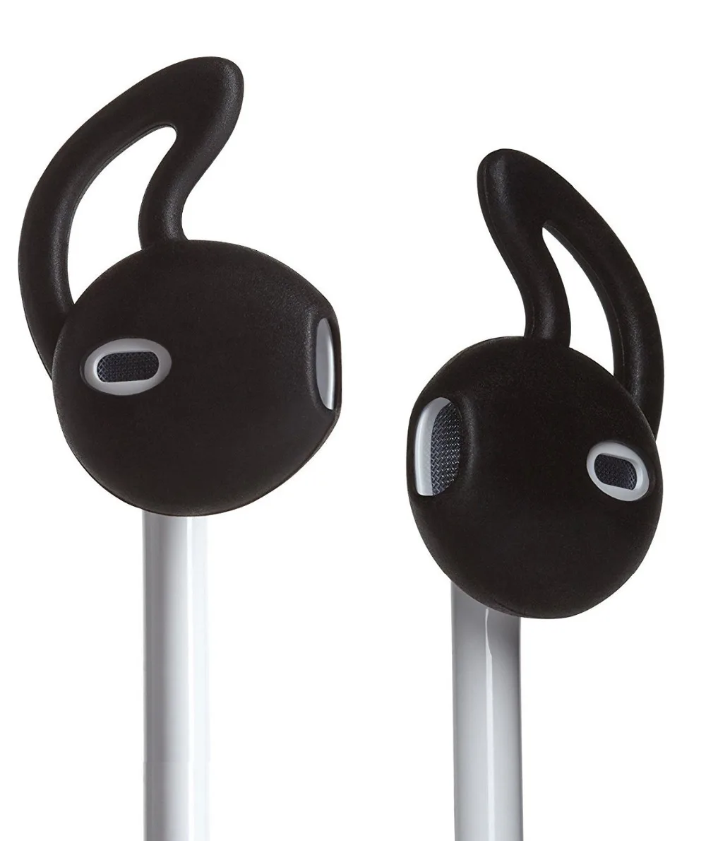 Ear Gel for Apple iPhone Earpod Cover Anti-Slip Silicone Soft Replacement Sport Earbud 7 / 6S 6 Plus 5S 4 Pairs | Электроника