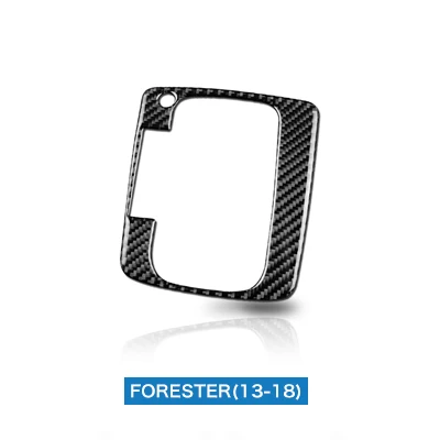 LHD Forester 13-18 Airspeed углеродное волокно для Subaru Forester 2013- аксессуары LHD Автомобильная панельная Накладка для коробки передач наклейка внутренняя отделка автомобиля Стайлинг - Название цвета: LHD Forester 13-18
