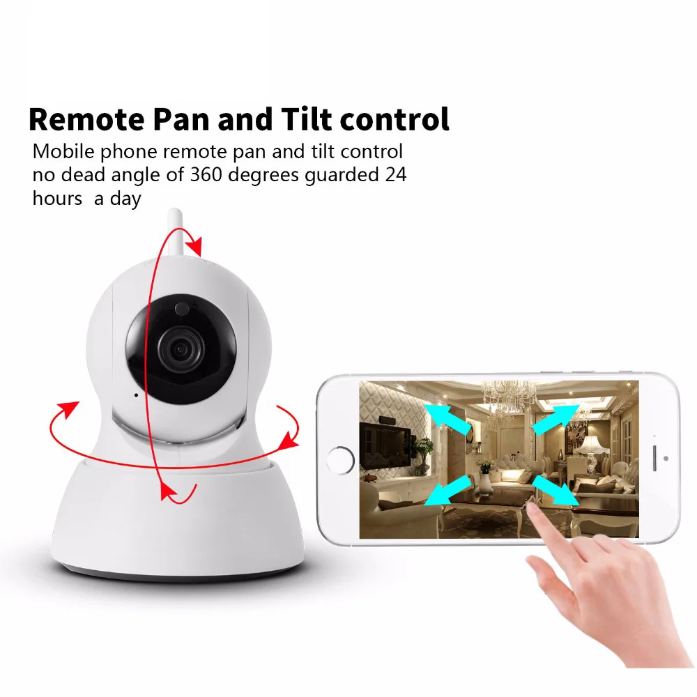 1MP 360 градусов 720P HD WIFI IP камера сети беспроводные камеры наблюдения Детский