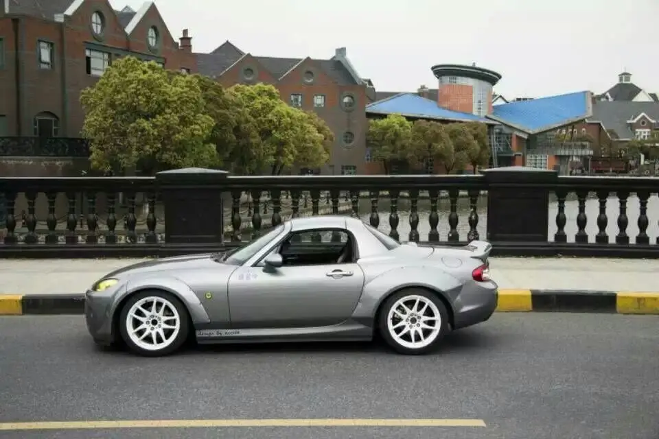 Автомобильный-Стайлинг для Mazda MX5 Roadster Miata NC FRP стекловолокно TP стиль переднее и заднее крыло набор стекловолокно колесо клеш арочный комплект