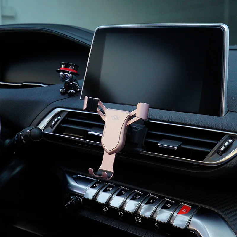Для peugeot 3008/5008 автомобильные аксессуары вращающийся держатель для смартфона на вентиляционное отверстие кронштейн Подставка
