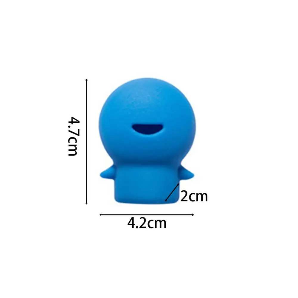Силиконовый чехол с мультяшным головка зубной щетки протектор Портативный для