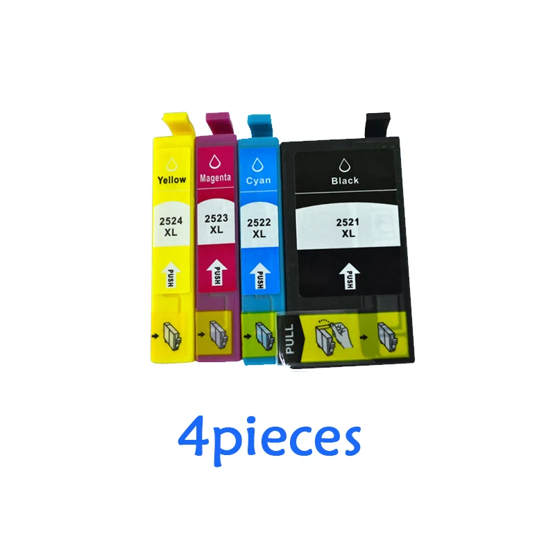 Совместимый картридж с чернилами T2521 для epson рабочей силы WF-3620 WF-3640 WF-7610 WF7620 7110 3620