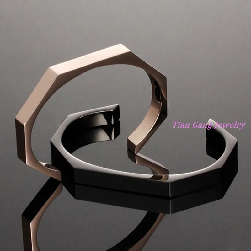 Модная пара браслет ювелирных изделий Простой Панк Грановитая