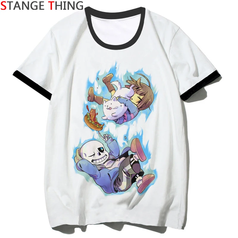 Новая повседневная футболка с принтом Undertale для мужчин и женщин забавная