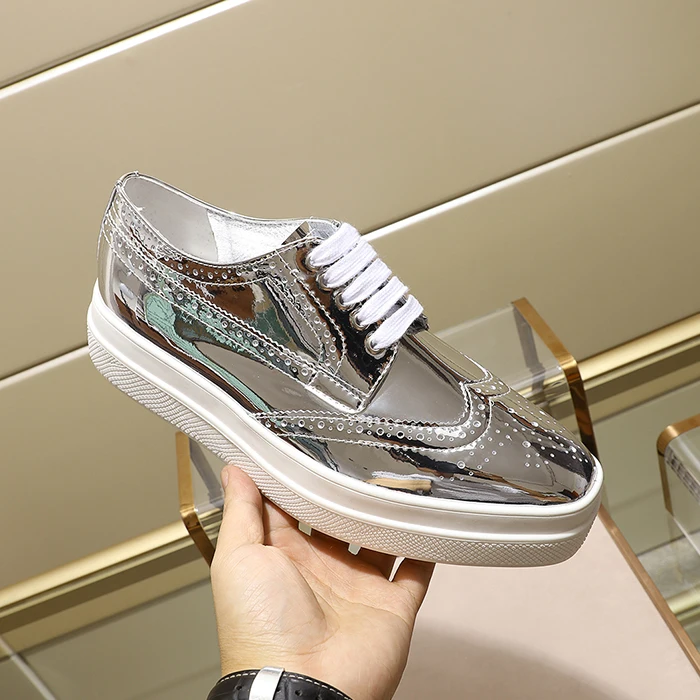 Модные брендовые женские оксфорды на плоской подошве повседневные Прогулочные