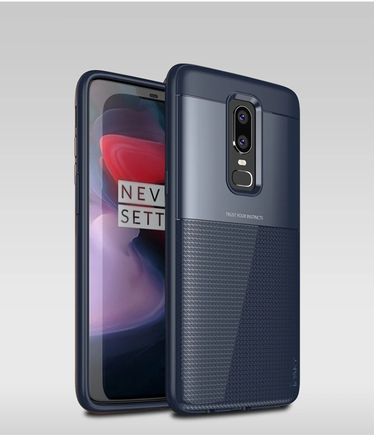 Для OnePlus 6 Чехол IPAKY 1+ 6 PC противоударный Гибридный Силиконовый 2 в 1 Защитный Броня мягкий чехол для One Plus 6 Чехол