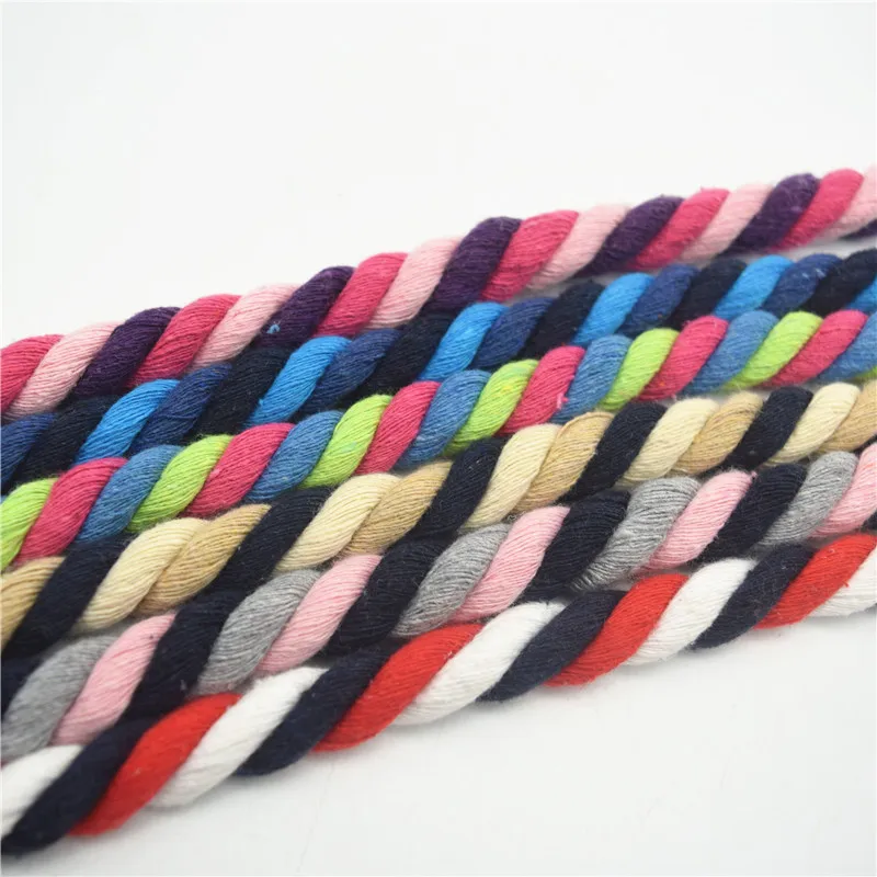 

10meter Colored Cotton String Twisted Cord Rope Color Craft Cord 11mm