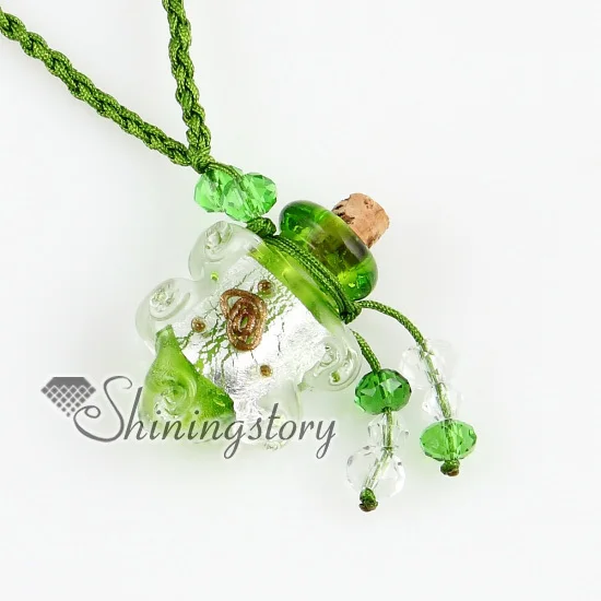 Духи бутылка кошка бусины из муранского стекла ожерелья ювелирные изделия|necklace -