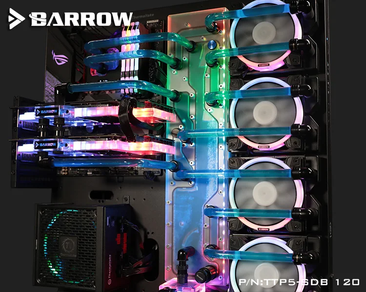 Чехол для водной платы Barrow водная плата TT Core P5 водяного блока Intel CPU и