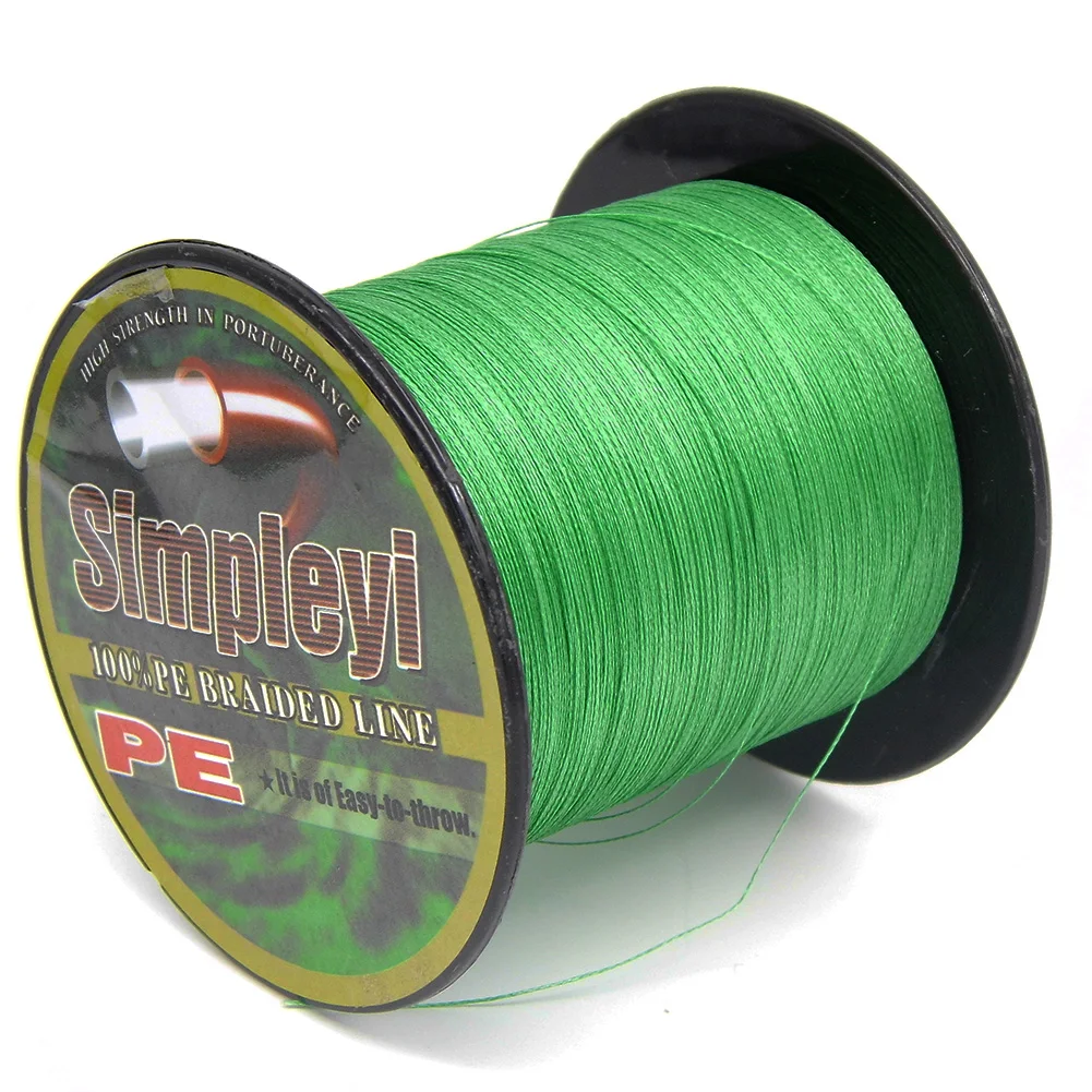 Simpleyi приманка в подарок 500 м 6-100LB 4 Stran PE плетеная леска силовой провод