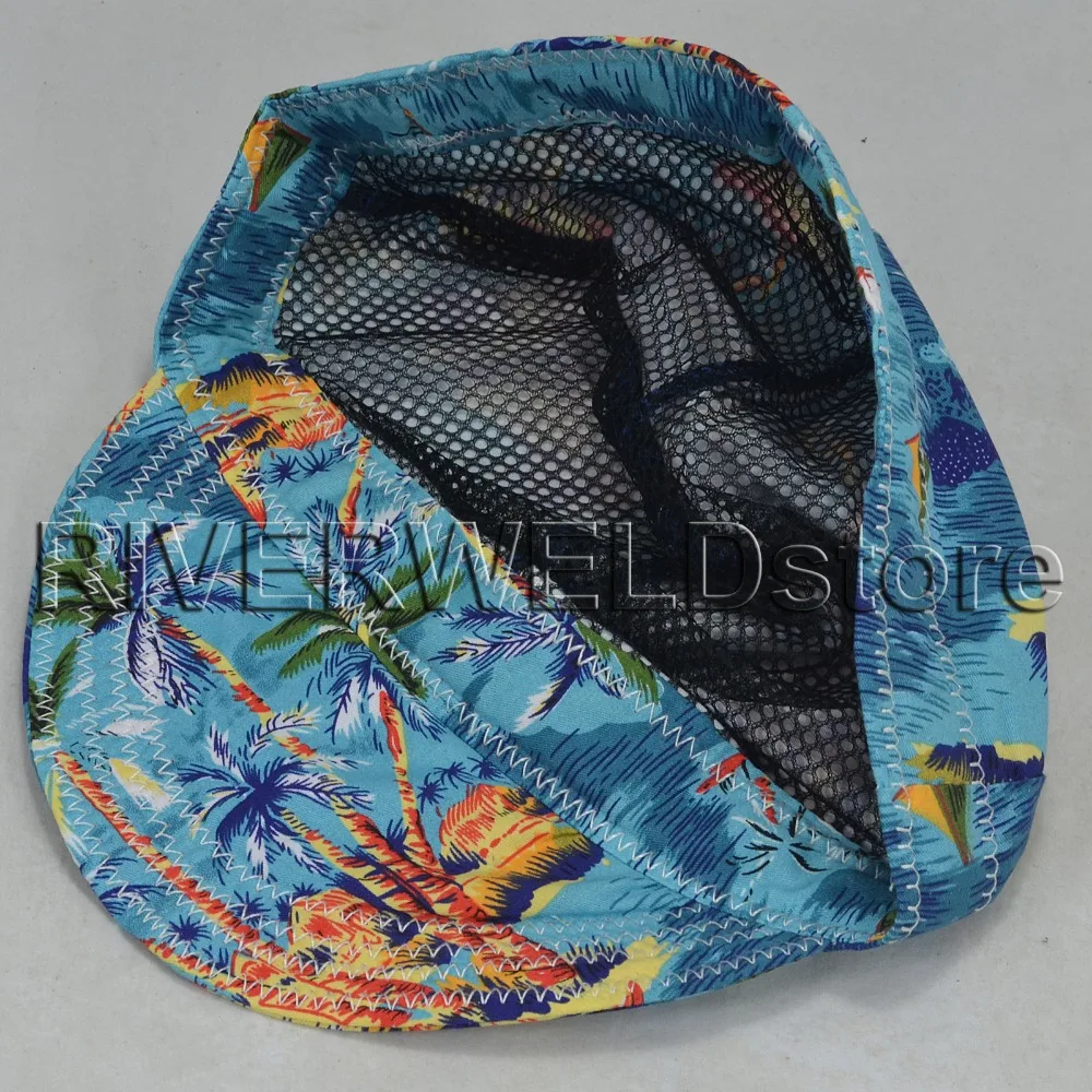 Washable Coconut Tree Style Protective Welding Helmet Cotton Sweat Absorption Cap Hat Hood For Welder Protection | Инструменты