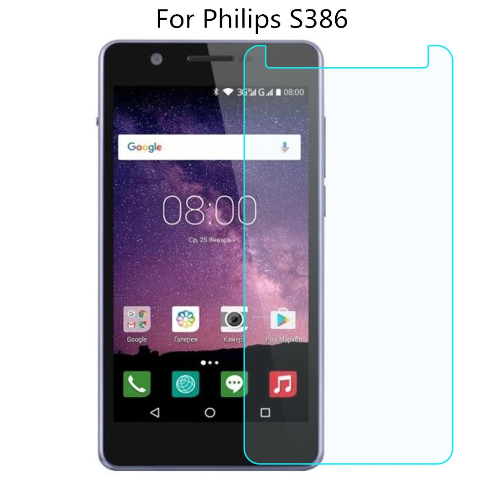 Закаленное стекло для Philips Xenium S386 защитная пленка экрана телефона закаленное